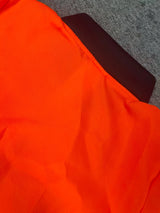 Kids Orange Space Explorer Jumpsuit, Boys Party Outfit with Astronaut Details