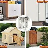 1pc Flip Latch Gate Latches Slide Bolt Latch Safety Door Lock Catch For Barn Cabinet Pet Cage Garden Bathroom Garage Window Slid