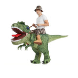 Latest hot selling inflatable riding type Tyrannosaurus rex costume adult Halloween Cosplay party costume funny animal theme