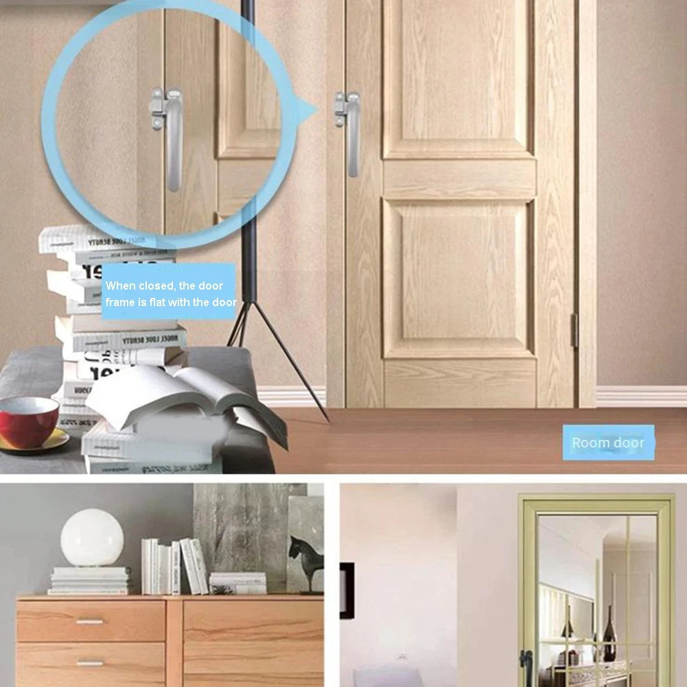 Aluminum Alloy Universal Sash Handle Anti-Theft Door Handle Door And Sash Handle Lock Buckle Door And Window