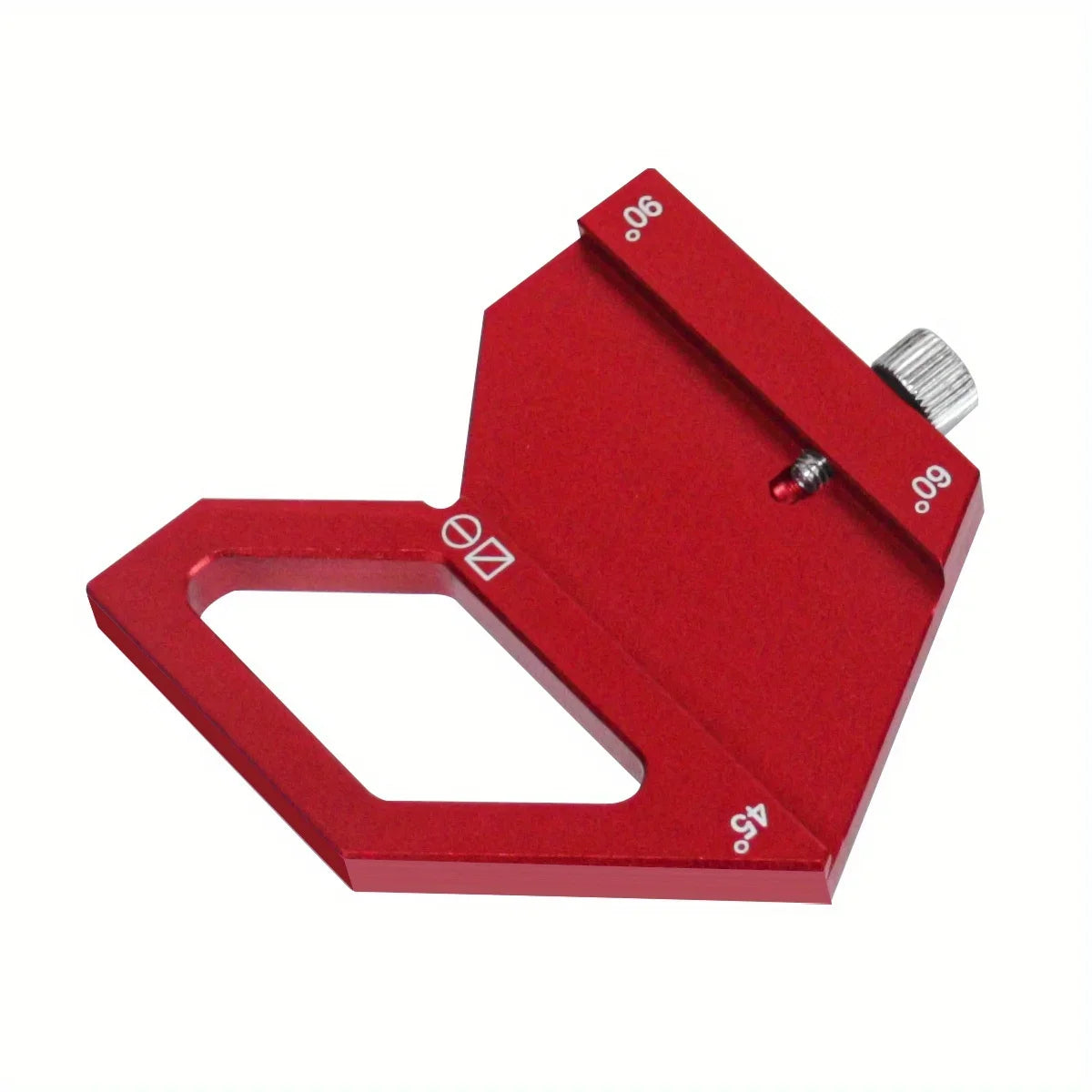 45/60/90 Degree Angle Scriber, Woodworking Steel Ruler Positioning Block Center Locator, Woodworking Square Layout Diagram