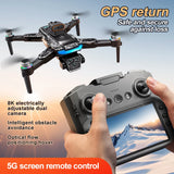 Upgrade A14 Pro Max Drone Aerial 8K HD Dual-Camera 5G WIFI GPS Brushless Motor Optical Flow Obstacle Avoidance RC Drone 10000M