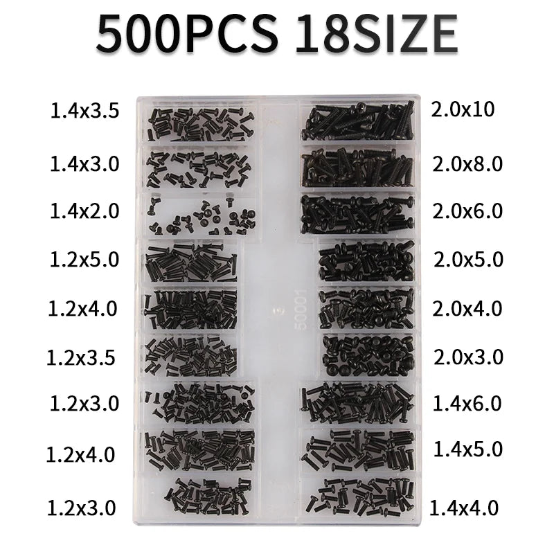 Mini Screw Nuts Laptop Computer Assemble Repair Screws Fastener Set For Repairing Sunglass Phone