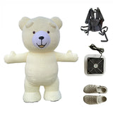 Inflatable Cartoon Doll Costume Teddy Bear Doll Cosplay Polar Bear Cosplay Costume Birthday Party Funny Animal Imitation Costume