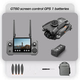 Lenovo GT60 Foldable GPS Drone 8K HD 4K With Screen Brushless Airdrop Obstacle Avoidance 5G FPV Dual Camera Quadcopter