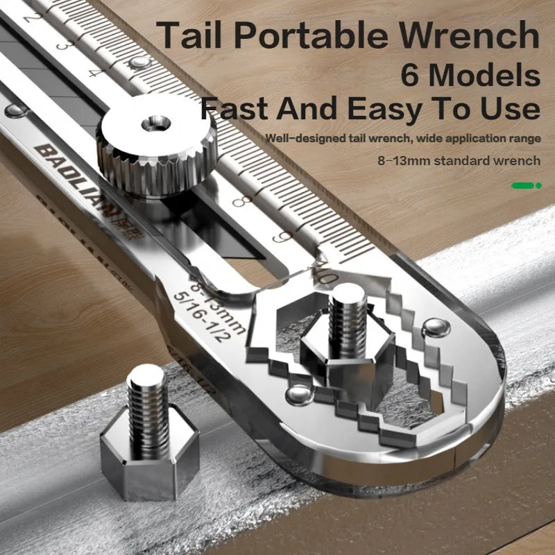 Utility Knife Box Cutter 8 In 1 Mutipurpose Stainless Steel Retractable Heavy Duty Waterproof Snap off Cutter Knife And Blades