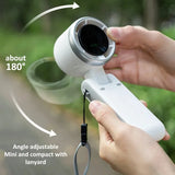 Portable Mini Handheld Fan Multi-functional Foldable Fan USB Rechargeable Mini Turbine Fan Mini Table Fan