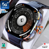 5G/4G Smart Watch 2.40 inch AMOLED 900W Camera HD Video Call 2100mah Battery GPS WIFI Google APPS Download Smartwatch Android 10