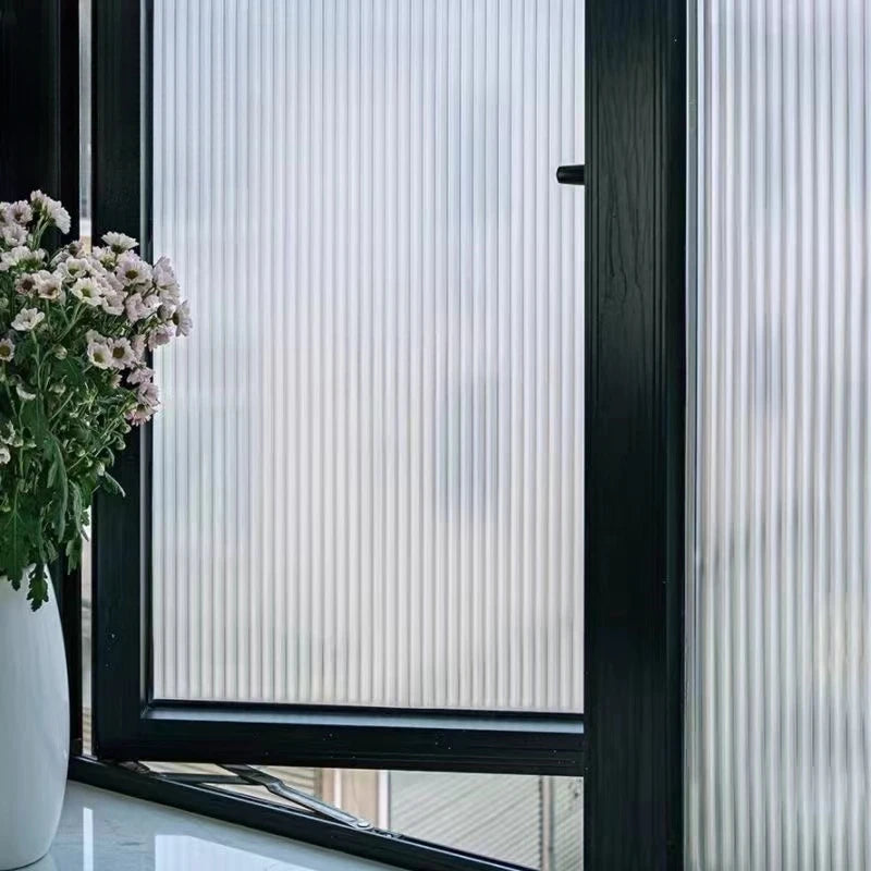 Changhong Glass Sticker Frosted Window Light-Transmitting Opaque Bathroom Kitchen Door Bathroom Anti-Light and Anti-Peeping Film Wavy Glass Film