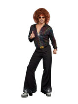 Vintage 70s 80s Adult Men Women Music Festival Retro Disco Clothes Halloween Cosplay Party Hippie Couple Costume Fancy Dress
