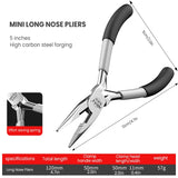 AIRAJ Mini Cutting Pliers Multi-Function Electrical Wire Cable Cutters Tools Stainless Steel Nipper Side Shear Snips Hand Tools