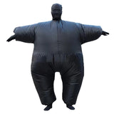 Halloween Adult Funny Role Play Fat Masked Man Sumo Inflatable Costume Unisex Colorful Full Bodysuit Carnival Dress Up Party