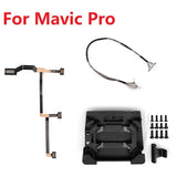 Repair Parts for Mavic Pro Camera Drone Flex Ribbon Flat Cable Signal Cable Gimbal Mount Plate Damping Bracket Replacement