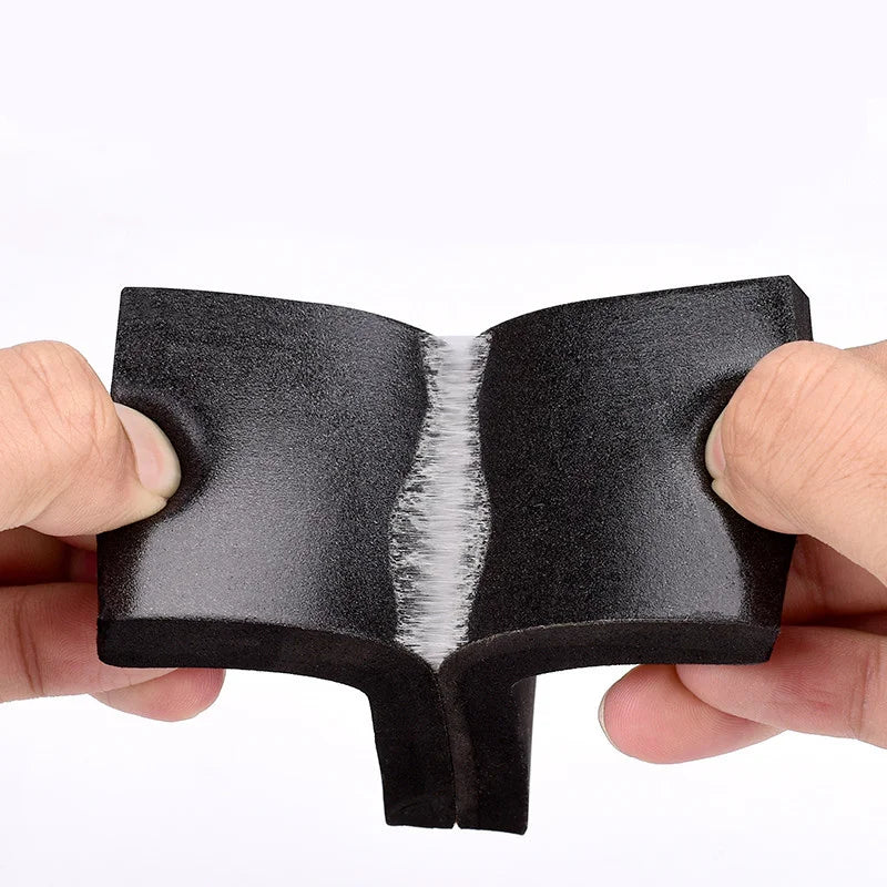 10M EVA black foam sponge rubber strip tape Strong adhesive Anti-collision Waterproof Window Door Seal Strip Weather Stripping