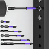 10/20PCS PH2 Impact Driver Bit Set Magnetic Cross Screwdriver Set Impact Drill Bit Screw Alloy Steel Non-slip Cross Screwdriver