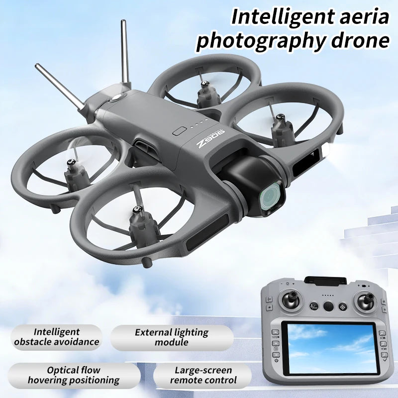 2026 Z906 Device Intelligent Obstacle Avoidance Toy Remote Control Flying Quadcopter Drone Smart Hover Helicopter Remote Control