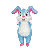 Adult Unicorn Dinosaur Rabbit Inflatable Costumes Animal Role-playing Outfits Halloween Party Performance Wear Fesival Garment