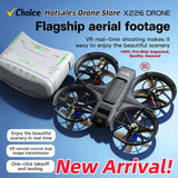 2026 New X226 VR FPV Drone 4K HD Dual Camera Brushless Motor WiFi 5G Optical Flow Positioning Mini for Racing RC Quadcopter