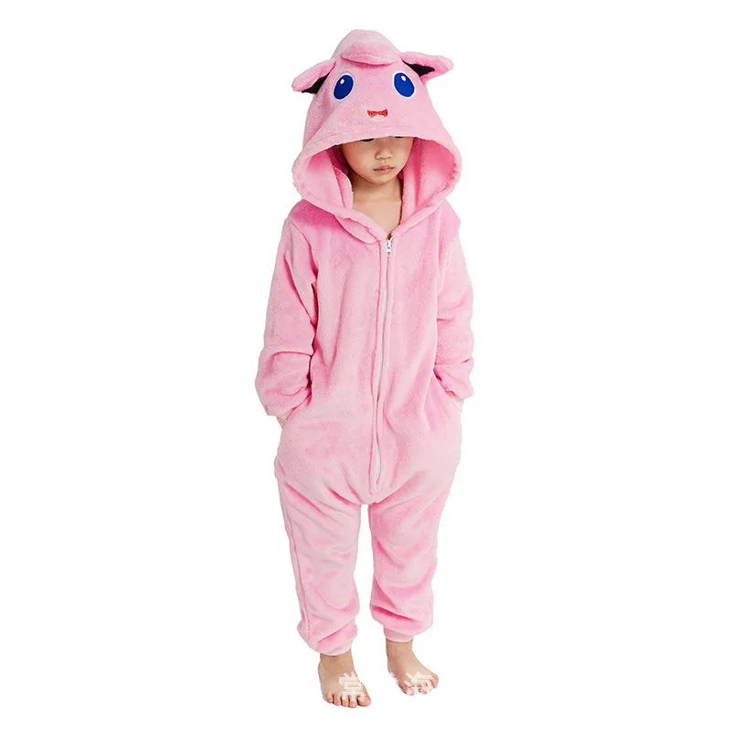 Pokemon Plush Full Body Onesie Pajama Anime Cosplay Costume Gengar Snorlax Pikachu Charmander Halloween Christmas For Adults