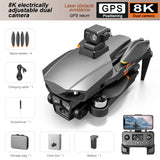 RG601 MAX Drone GPS 8K HD Camera FPV Aerial 5G Optical Flow Folding Dron with Dual WIFI Professional Large Size UAV 5KM