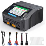 HTRC T240/K6+Pro/L6X2/C150 Lipo Charger Dual Channel AC 150W DC 240W RC Charger for Lipo NiMH NiCD LiHV NiCd PB Li-ion Battery