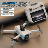 8K HD Mini Drone 2026 New AE5 Pro 4.5" Screen Control 20 Min Battery Headless Mode 360° Flip Quadcopter Helicopter Kid Toy Drone