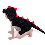 Cute Child Dinosaur Kugurumi Costume Cosplay Boys 2-4T 4-8Y Green Black Kindergarten School Party Game Role Play Suit