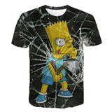 The Simpsons Homer 3d Print T-Shirt Bart Simpson House Clothing Homer Simpsons Costume Men/women Family t-Shirt