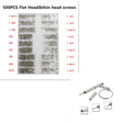 Mini Screw Nuts Laptop Computer Assemble Repair Screws Fastener Set Fo UK