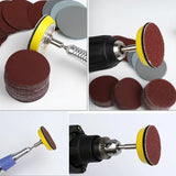 50-100pcs Set 2 inch Sanding Discs Pad Kit for Drill Grinder Rotary Tools with Backer Plate Includes 60-2000 Grit Sandpapers