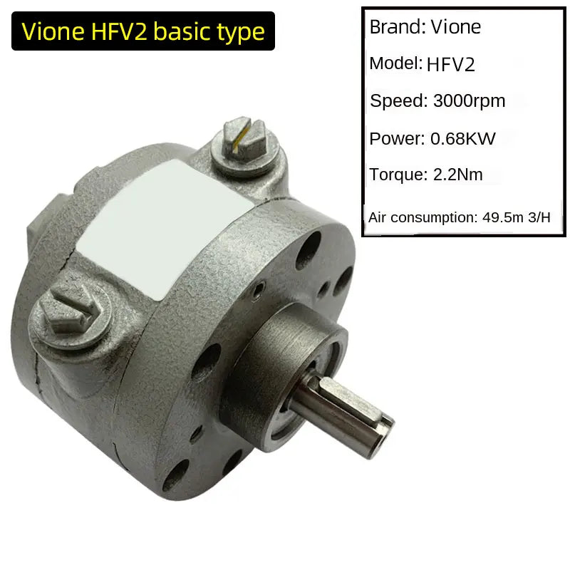 Air Operate Motor Vane HFV2 HFV4 Pneumatic Motor Industry With Gear Small Size And Large Horsepower Rotary Vane Air Motor