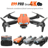 E99&K3 Pro Drone with 4K Dual Camera Optical Flow Aerial Photography Four Axis RC Aircraft fpv Fixed Height DronToy Foldable Toy