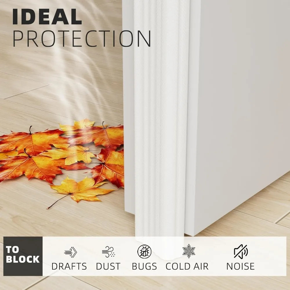 20M/2M Window Weather Seal Strip Acoustic Foam Sealing Strip White For Door Windows Windproof Soundproof Cotton Seal Gap Filler