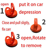 For Car Dent Glass Suction Removal Tool Car Repair Tool Body Repair Puller 2inch Black/Orange Suction Cup Remove Dents Puller