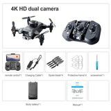 V30 Mini Drone 4DRC with Camera HD 4K 1080P FPV RC Drones Profesional Five-sided Obstacle Avoidance Helicopter Drone Toy