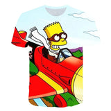 The Simpsons Homer 3d Print T-Shirt Bart Simpson House Clothing Homer Simpsons Costume Men/women Family t-Shirt