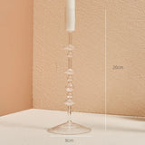Modern Glass Candleholder Nordic Home Decor Clear Glass Candle Holder Candlelight Home Decoration Ornaments Candel Holder