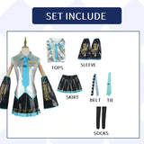 Mikuu Cosplay Costume Carnival Uniform Wig Anime Halloween Costumes Women
