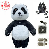 Giant Polar Bear Inflatable Costume Street Funny Polar Bear Mascot Costume Party Cosplay Plush Doll Inflatable Mascot Costume