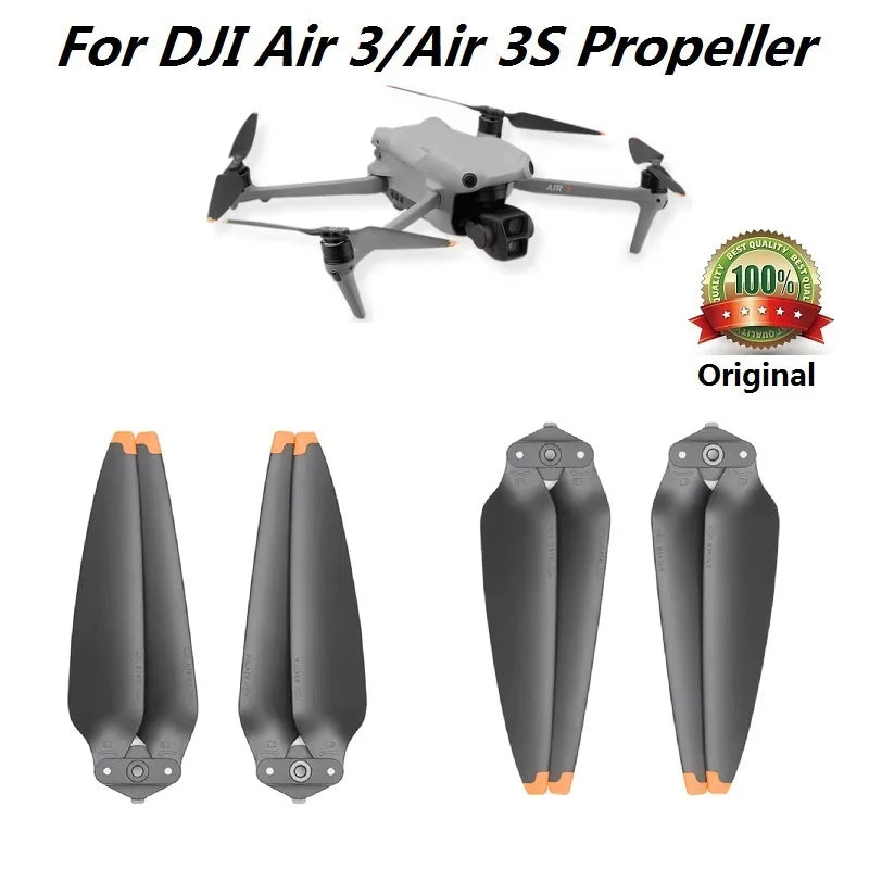 100% Original propeller for DJI AIR 3 Air 3S Drone 8747F Replacement Propeller Quick Release TPU Wing Fan Blade Drone spare part