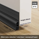 28/50mm Height Door Bottom Weatherstripping Windproof Dust Insect Prevention Self-Adhesive Triple-Thickening Window Seal Strip