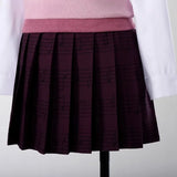 Anime Kaede Cosplay Akamatsu Costume White Shirt Pink Vest Skirt JK School Uniform Role Play Outfit Halloween Carnival Party