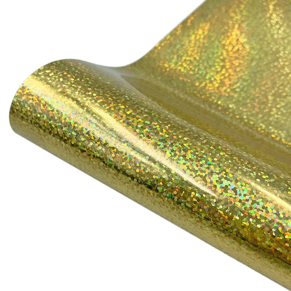 20x50cm Glitter/Laser Metallic/Holographic Rainbow/Sequins/Stripe Heat Transfer Vinyl Film Iron on T-shirts Hat Decor For cut