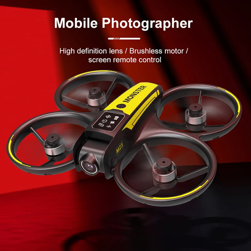 New M23 Drone 8K HD Dual Camera Aerial Photography 5G WIFI GPS Brushless Motor Optical Flow Obstacle Avoidance 3 Battery UAV
