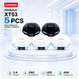 Lenovo XT53 Wireless Bluetooth 5.3 Earphones Gaming Low Latency Dual Mode Music Earbuds Sports In-Ear Headset With Mic New Gifts