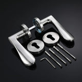 1set Stainless Steel Universal Door Knob Bedroom Split Door Lock Handle Door Handle Hardware Door Handles for Interior Doors