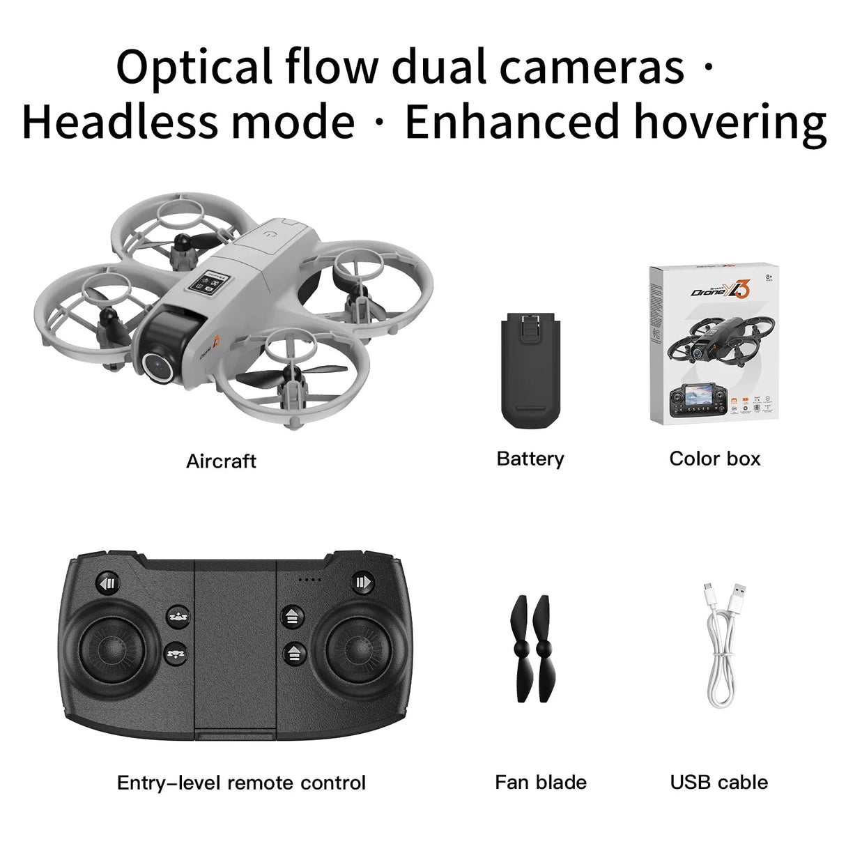 YL3 Drone Screen Control Aerial Drone High Definition Dual Camera Remote Control Aircraft Aviation Folding Quadcopter Kid Gift