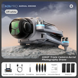 Lenovo A26 Pro Drone 4K HD 8k Triple Camera FPV Brushless Motor Obstacle Avoidance Foldable RC Quadcopter Professional Aerial