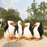 New Madagascar Penguin Mascot Costume Fancy Dress Halloween Anime Doll Cosplay Clothing Birthday Party Carnival Props Adult Gift