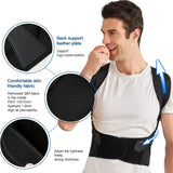 Back Brace Posture Support for Women and Men, Shoulder Straightener Adjustable Full Back Support Upper and Lower Back and Neck